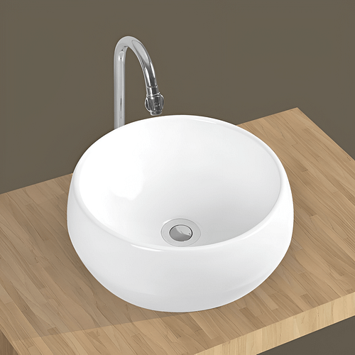 OVER THE COUNTER MATTE WHITE WASH BASIN (AMAZON) (HINDWARE 91094) Civilismart