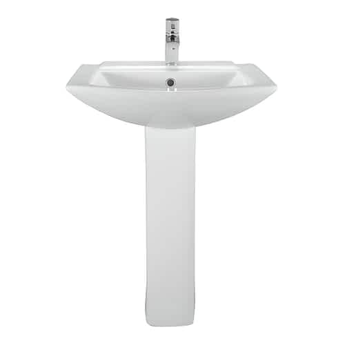 HALF PEDESTAL WASH BASIN (CLEO) (HINDWARE 10012) Civilismart