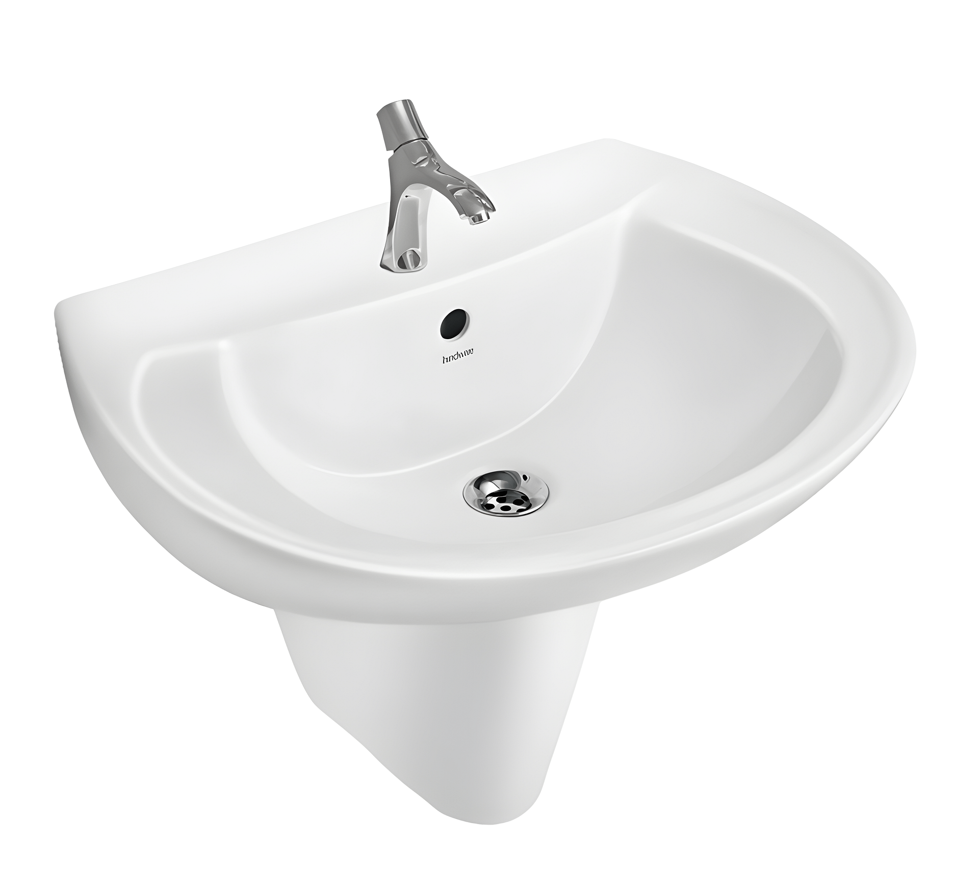 HALF PEDESTAL WASH BASIN (TANGO) (HINDWARE 10086) Civilismart